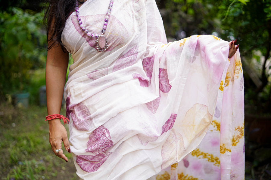 Leaf-Dyed Textiles